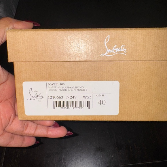 Kate 100 Nappa Leather Nude 8 sz.40.5 - Picture 2 of 10